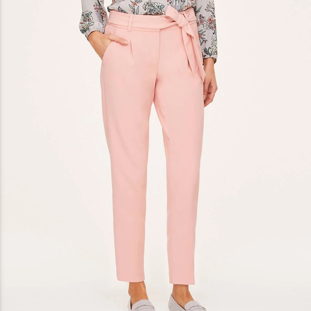 Loft high rise straight pants